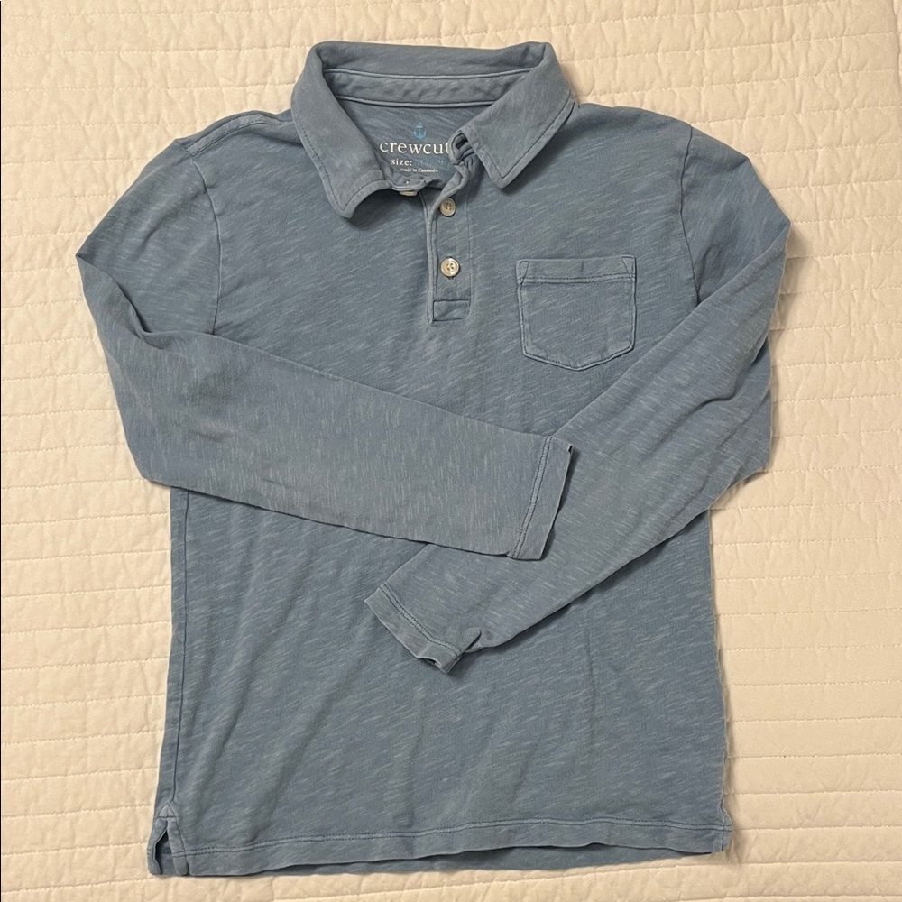 Crewcuts Long-Sleeve Polo Shirt